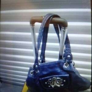 Blue Kathy Van Zeland Z Shoulder Bag